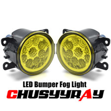 Pair Round Led Fog Lights Yellow Amber For Jeep Renegade 2015 2016 2017-2022