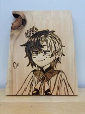 Rin Penrose Vtuber Wood burning.