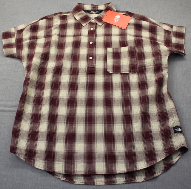 north face plaid pullover