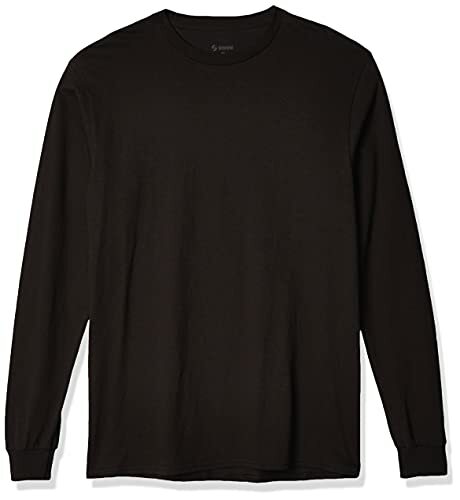 Soffe 100% Cotton Adult Crew Neck Long Sleeve Shirt - Picture 1 of 22