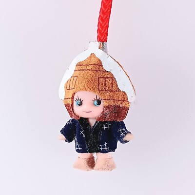QP Kewpie Gotochi Figur Riemen Reetdachhaus Japanisch aus Japan Kostenloser V...