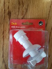 SINK HOSE GUIDE fits most sinks White Spray Hose Holder NEW Do It 414980