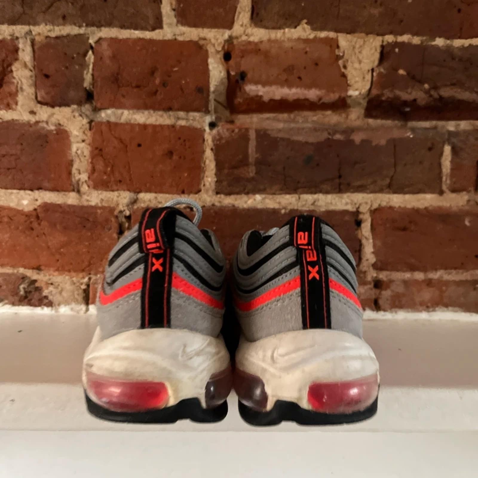 Nike Airmax 97’s Women’s Grey/Red Trainers | UK 5.5 image 10