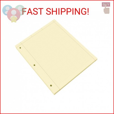 ROARING SPRING Graph Ruled Engineering Pad, Engineering Graph Paper Pad, 5x5 Enc