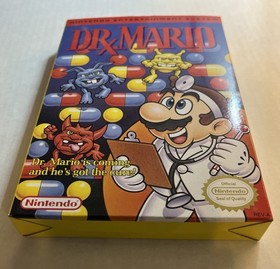Dr. Mario NES Nintendo Box Only - Excellent Condition - No Game No Manual 1990