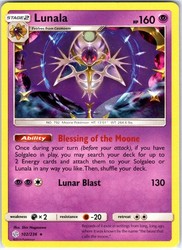 Lunala 102/236 Cosmic Eclipse Holo Rare