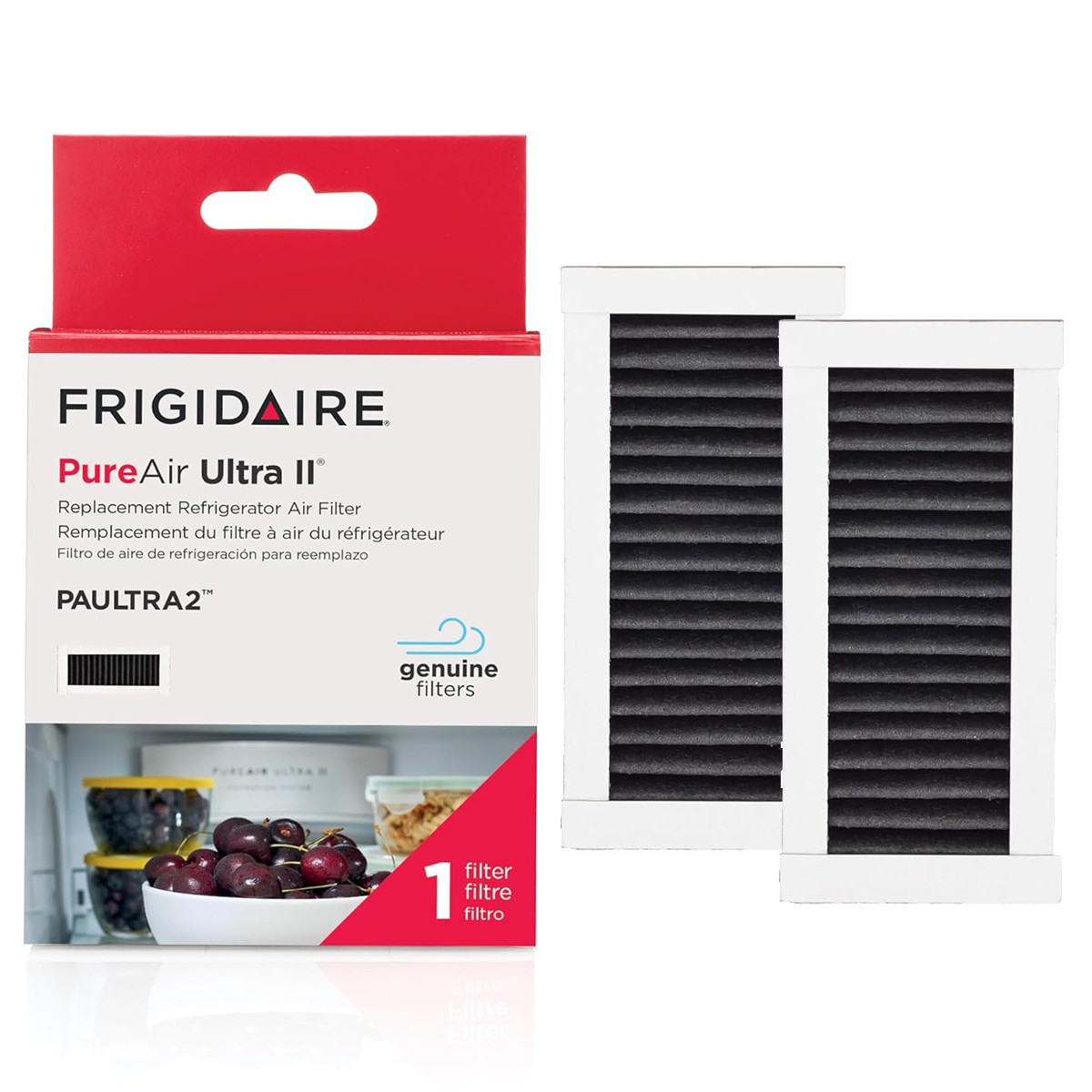 2 Pack PAULTRA2 PureAir Ultra II Air Filter Compatible With Frigidaire PAULTRA2