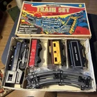 Vintage Mechanical Train Louis Marx & Co 526 Tin Litho Complete w/Box L0016