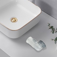 Transparent Gray Sink Drain Check Valve Set of 2 for Kitchens and Bathrooms