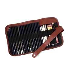 24X Set Sketch Pencils Case Charcoal Extender Pencil Shade Cutter Drawing J-N8