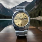 Seiko 5 Vintage Silver Men's Watch 36 Mm- 7019