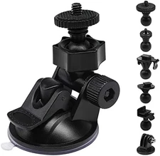 Dash Cam Suction Mount with 10 Joints Compatible with Most Cams