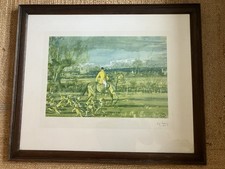 Sir Alfred Munnings Framed Hunting Print