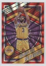 2020-21 Panini Donruss Complete Players Red Laser 44/99 Anthony Davis #18 1u6