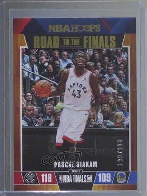 2019 Panini NBA Hoops Road to the Finals Championship /199 Pascal Siakam #77 y8a