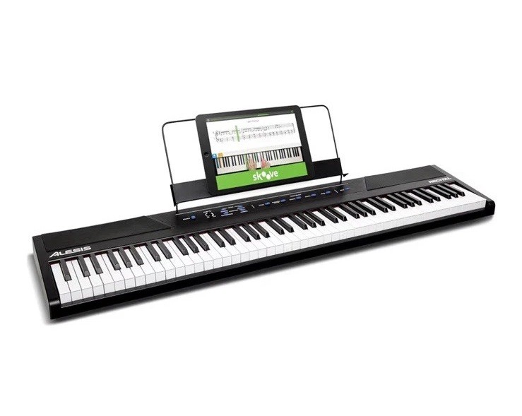 Alesis recital 88 key digital piano keyboard with stand and pedal