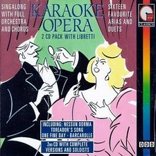 KARAOKE OPERA - Self-Titled 1993 - CD - Karaoke -  Excellent Condition 