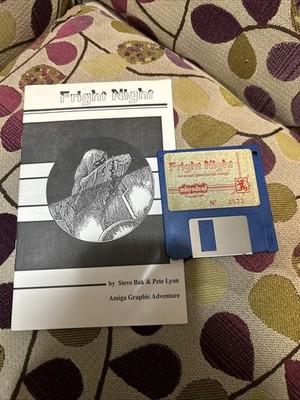 FRIGHT NIGHT ARCADE GAME AMIGA COMODORE COMPUTER MICRODEAL 1988