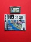 SimCity 2000 Game Boy Advance Nintendo GBA Manual Authentic Saves Sim City