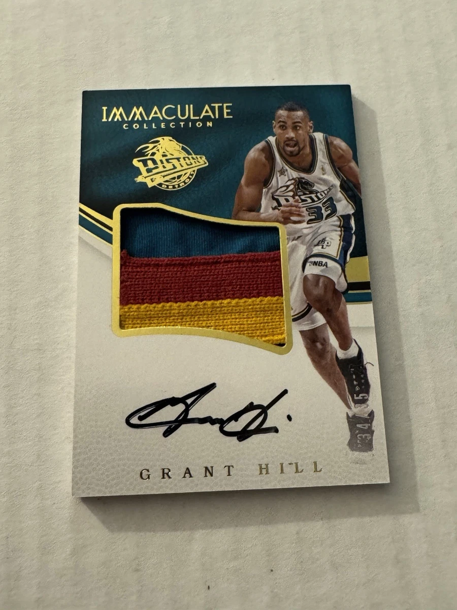Panini Grant Hill Basketball Autographed Sports Trading Cards