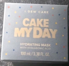 I Dew Care Cake My Day Hydrating Sprinkle Wash Off Mask New 3.52 oz