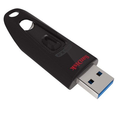 SanDisk Cruzer Ultra USB 3.0 Stick 64GB Speicherstick schwarz