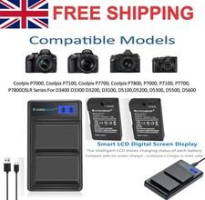 2× EN-EL14 EL14a Battery & USB Charger For Nikon D5200 D5100 D3500 D3200 P7800