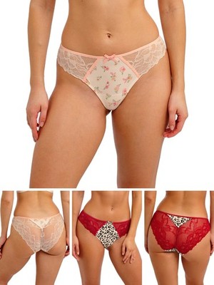 Freya Cherish Me Slip Mid Rise Slip Stretch Spitze gefüttert Slip Schlüpfer