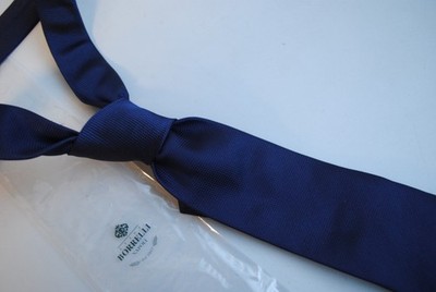 LUIGI BORRELLI SARTORIA NEAPEL KRAWATTE NEU KOLL. SHLINE-90k HANDMADE SEIDE