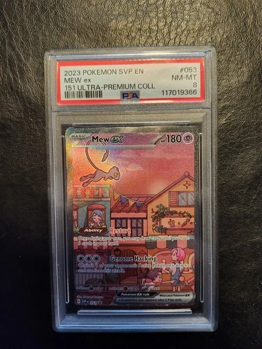 Mew ex 053 Sv: Scarlet & Violet Promo Cards Holo PSA 8