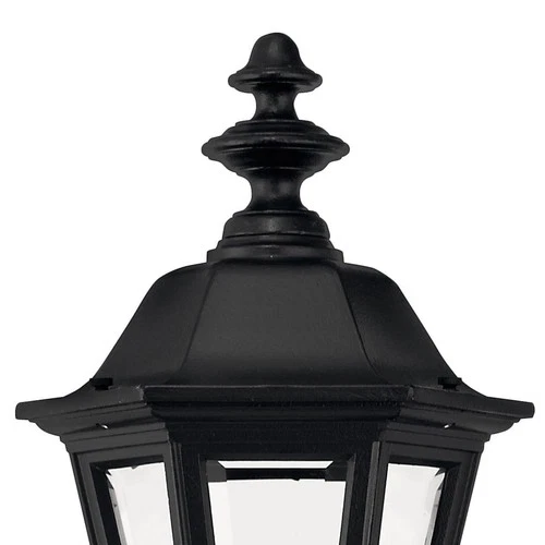 Hinkley Lighting H1419 18"H 1 Light Lantern Outdoor Wall Sconce - Black - Picture 3 of 5