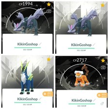 BLACK AND WHITE BACKGROUND GO TOUR 2026 SHINY AND REGULAR ,20K TRADE POKE GO