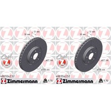 2x ZIMMERMANN SPORT Z BREMSSCHEIBEN 330mm GELOCHT INNENBEL&Uuml;FTET VORNE passend f&uuml;