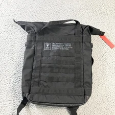 Under Armour UA Project Rock Duffle Backpack 21L Black Bag Pack Logo 1364189