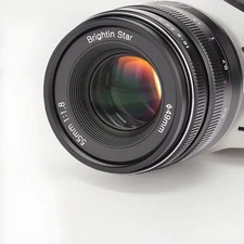 Brightin star 55mm f/1.8 Full Frame Manual Focus MF Fit for Canon RF-Mount