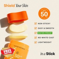 Nature Republic Aloe Sun Stick SPF50 , Korean Sunscreen Travel Size