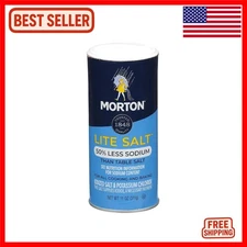 Gourmet Lite Salt - 11 Ounce Canister Pack of 12: Elevate Your Cooking with 5...