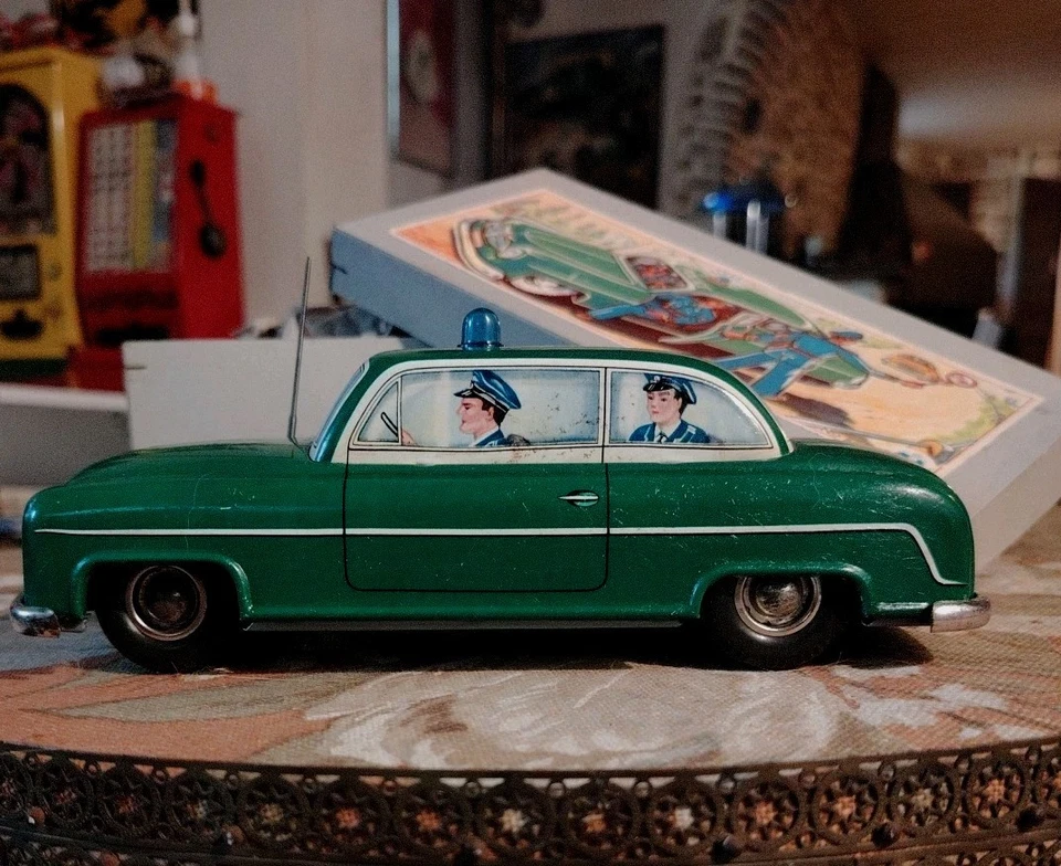 BLOMER & SCHÜLER - BS-600 POLICE - Anni 50/60 - Auto Latta - Germania - #57# - Immagine 4 di 4