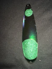 High Percentage Salmon Trolling Spoon With Hyper Vis Tape Not Paint 3 3/4”.