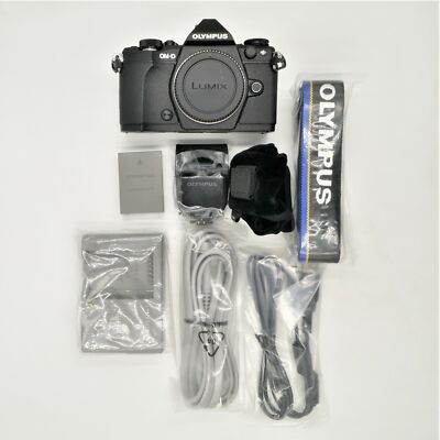 Olympus OM-D E-M5 Mark II Mirrorless MFT Digital Camera | Body, Black *OPEN BOX*