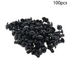 100pcs Bumper Fender Flare Fastener Rivets Retainer Clips Push-Type Auto Car
