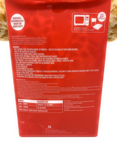 Aroma Home Hot Hugs Microondas Hottie Jirafa Lavanda Perfumado-¡NUEVO! - Imagen 3 de 4