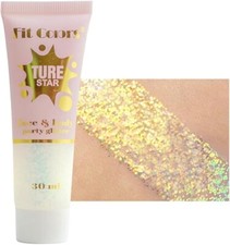 Holographic Body Glitter, Chameleon Face Glitter Mermaid Liquid Eyeshadow