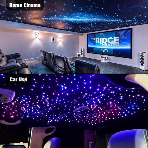 750X Twinkle Car Home Headliner Roof Ceiling Shooting Star Light Kit Fiber Optic - Picture 17 of 20