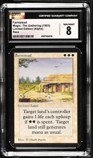 FARMSTEAD Alpha Rare Reserved List CGC 8 Vintage MTG [Nostalgium]