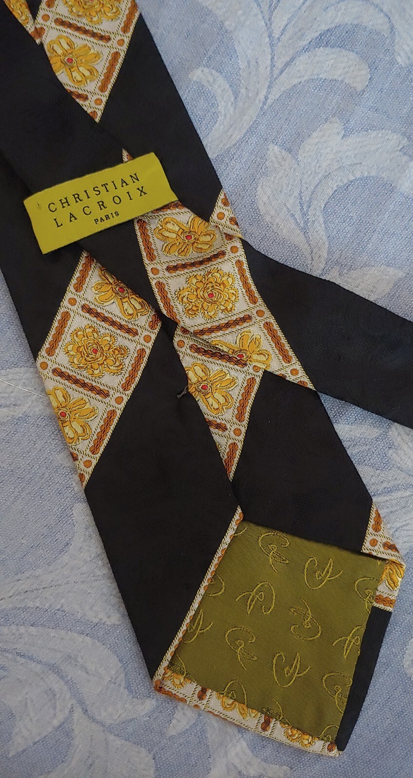 MENS TIE (TIE) Vintage CHRISTIAN LACROIX Paris New!  rare
