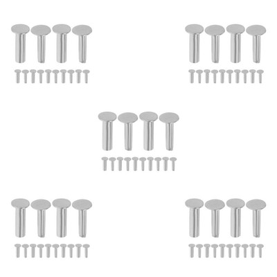 35 Paare Edelstahlmesser Griff Pins zum sicheren Befestigungsanschluss schweren