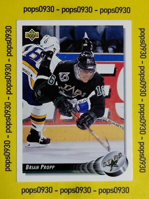Brian Propp, Minnesota North Stars, 1992, Upper Deck, #177