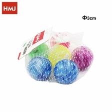 X Ensemble De 6 Pièces Boules Rembourrées 3Cm Billes Jeu Jouet Enfants Hmj