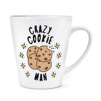 VerrüCkte Cookie Mann Stars 341Ml Latte Becher Tasse Lustiger Witz Essen Lover